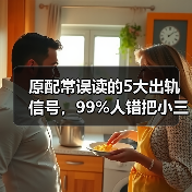 原配常误读的5大出轨信号,99%人错把小三当真爱(图2) 原配常误读的5大出轨信号,99%人错把小三当真爱(图2)