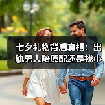 七夕礼物背后真相：出轨男人陪原配还是找小三？(图2)