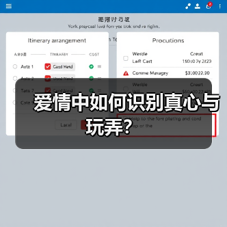 爱情中如何识别真心与玩弄?(图4) 爱情中如何识别真心与玩弄?(图4)