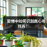 爱情中如何识别真心与玩弄?(图1) 爱情中如何识别真心与玩弄?(图1)