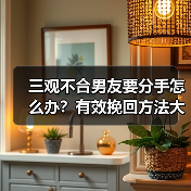 三观不合男友要分手怎么办？有效挽回方法大揭秘(图2)