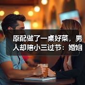 原配做了一桌好菜，男人却陪小三过节：婚姻挽回的真相(图1)