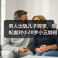 男人出轨儿子同学，原配面对小20岁小三如何应对？(图1)