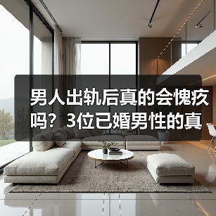 男人出轨后真的会愧疚吗？3位已婚男性的真实心声揭示(图3)