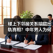 楼上下邻居关系暗藏出轨真相？中年男人为何执着窝边草(图1)