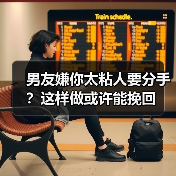 男友嫌你太粘人要分手？这样做或许能挽回(图2)