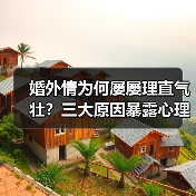 婚外情为何屡屡理直气壮？三大原因暴露心理