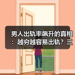 男人出轨率飙升的真相：越穷越容易出轨？三