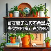 留守妻子为何不希望丈夫突然回家？真实原因曝光！(图2)