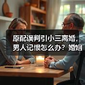 原配误判引小三离婚，男人记恨怎么办？婚姻危机如何化解 - 辰飞雨恋来情感网