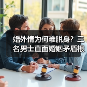 婚外情为何难脱身?三名男士直面婚姻矛盾根源(图1) 婚外情为何难脱身?三名男士直面婚姻矛盾根源(图1)