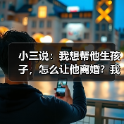 小三说：我想帮他生孩子，怎么让他离婚？我回答：你也配做小三？(图4)