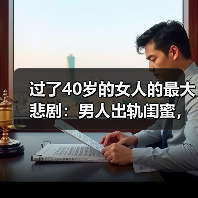 过了40岁的女人的最大悲剧：男人出轨闺蜜，还合伙唱苦情戏(图2)