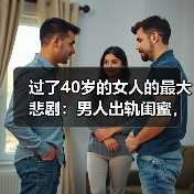 过了40岁的女人的最大悲剧：男人出轨闺蜜，还合伙唱苦情戏(图4)