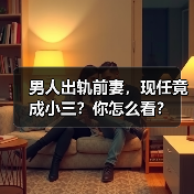 男人出轨前妻，现任竟成小三？你怎么看？ - 辰飞雨恋来情感网