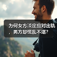 为何女方淡定应对出轨,男方却慌乱不堪?(图1) 为何女方淡定应对出轨,男方却慌乱不堪?(图1)