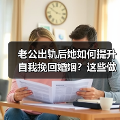 老公出轨后她如何提升自我挽回婚姻?这些做法让老公主动回归(图2) 老公出轨后她如何提升自我挽回婚姻?这些做法让老公主动回归(图2)