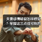 夫妻感情破裂怎样修复?掌握这三点或可挽回婚姻(图3) 夫妻感情破裂怎样修复?掌握这三点或可挽回婚姻(图3)