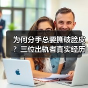 为何分手总要撕破脸皮？三位出轨者真实经历