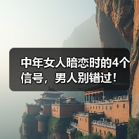 中年女人暗恋时的4个信号，男人别错过！(图2)