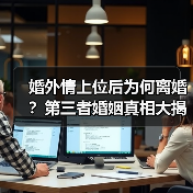 婚外情上位后为何离婚？第三者婚姻真相大揭秘(图3)