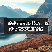 冷战7天破防技巧，教你让渣男彻底沦陷(图1)