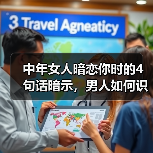 中年女人暗恋你时的4句话暗示，男人如何识