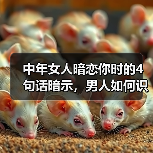 中年女人暗恋你时的4句话暗示,男人如何识别?(图2) 中年女人暗恋你时的4句话暗示,男人如何识别?(图2)
