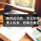 挽回成功后,学会引导男人投资,他再也舍不得离开你(图2) 挽回成功后,学会引导男人投资,他再也舍不得离开你(图2)