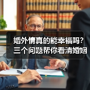 婚外情真的能幸福吗?三个问题帮你看清婚姻真相(图4) 婚外情真的能幸福吗?三个问题帮你看清婚姻真相(图4)