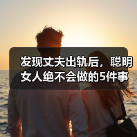 发现丈夫出轨后，聪明女人绝不会做的5件事(图4)