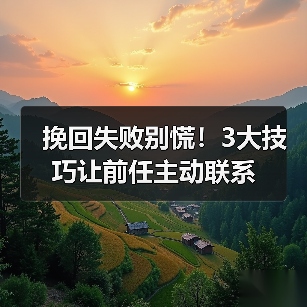 挽回失败别慌！3大技巧让前任主动联系