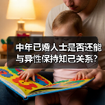 中年已婚人士是否还能与异性保持知己关系？