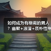 如何成为有格调的男人？幽默+浪漫+质朴性格让女人心动(图4)