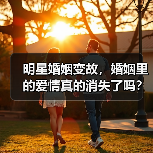 明星婚姻变故，婚姻里的爱情真的消失了吗？