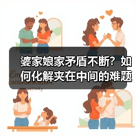 婆家娘家矛盾不断?如何化解夹在中间的难题?(图3) 婆家娘家矛盾不断?如何化解夹在中间的难题?(图3)