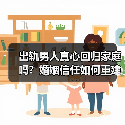 出轨男人真心回归家庭吗？婚姻信任如何重建(图3)