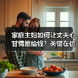 家庭主妇如何让丈夫心甘情愿给钱?关键在信任与沟通(图2) 家庭主妇如何让丈夫心甘情愿给钱?关键在信任与沟通(图2)