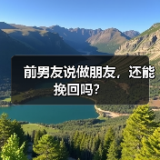 前男友说做朋友，还能挽回吗？(图1)