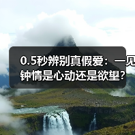 0.5秒辨别真假爱:一见钟情是心动还是欲望?(图1) 0.5秒辨别真假爱:一见钟情是心动还是欲望?(图1)