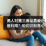 男人对第三者是真爱还是利用?如何识别真心?(图2) 男人对第三者是真爱还是利用?如何识别真心?(图2)