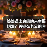 婆婆退出真能换来幸福婚姻?关键在老公的沟通技巧(图4) 婆婆退出真能换来幸福婚姻?关键在老公的沟通技巧(图4)