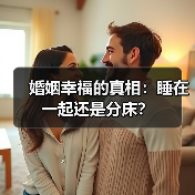 婚姻幸福的真相:睡在一起还是分床?(图2) 婚姻幸福的真相:睡在一起还是分床?(图2)