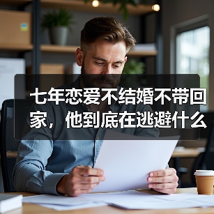 七年恋爱不结婚不带回家,他到底在逃避什么?(图2) 七年恋爱不结婚不带回家,他到底在逃避什么?(图2)