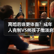 离婚后谁更体面?成年人克制VS熊孩子撒泼启示录(图2) 离婚后谁更体面?成年人克制VS熊孩子撒泼启示录(图2)