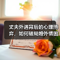 丈夫外遇背后的心理博弈,如何破局婚外情困局?(图2) 丈夫外遇背后的心理博弈,如何破局婚外情困局?(图2)