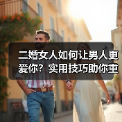 二婚女人如何让男人更爱你?实用技巧助你重建幸福关系(图1) 二婚女人如何让男人更爱你?实用技巧助你重建幸福关系(图1)