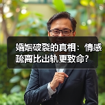 婚姻破裂的真相:情感疏离比出轨更致命?(图1) 婚姻破裂的真相:情感疏离比出轨更致命?(图1)