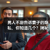 男人不愿告诉妻子的隐私,你知道几个?揭秘婚姻中的隐藏真相(图2) 男人不愿告诉妻子的隐私,你知道几个?揭秘婚姻中的隐藏真相(图2)