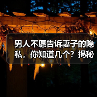 男人不愿告诉妻子的隐私,你知道几个?揭秘婚姻中的隐藏真相(图4) 男人不愿告诉妻子的隐私,你知道几个?揭秘婚姻中的隐藏真相(图4)